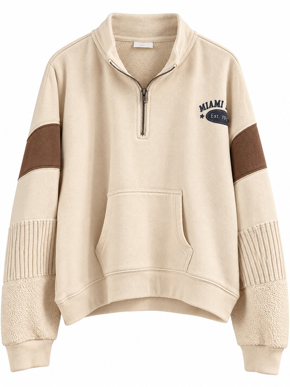 Ocean Drive Miami Beach Quarter Zip Pullover - Size XL